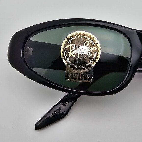 Ray-Ban B&L W1924 XYAO Ebony Frame G-15 Green Glass Lens Cat Eye Sunglasses 55mm main image 5